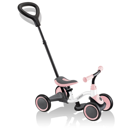 GLOBBER BICICLETA DE APRENDIZAJE 3 EN 1 ROSA