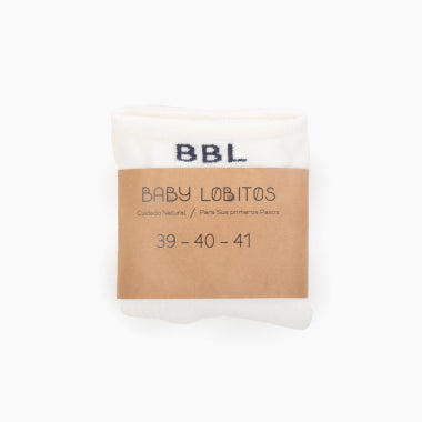 BABY LOBITOS CALCETINES TOBILLO BLANCO