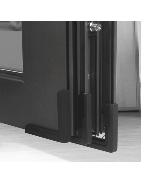 SEGURBABY PROTECTOR DE ESQUINAS PARA VENTANAS (4) NEGRO
