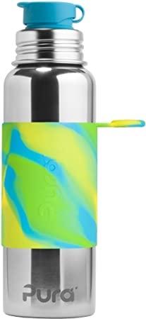 PURA BOTELLA SPORT 850 ML LIMA/TURQUESA