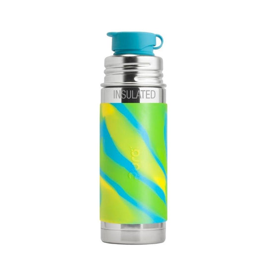 PURA BOTELLA TÉRMICA SPORT 260 ML LIMA/TURQUESA