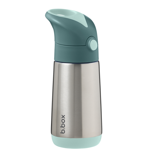 B.BOX BOTELLA TÉRMICA CON PAJITA 350ML - EMERALD FOREST