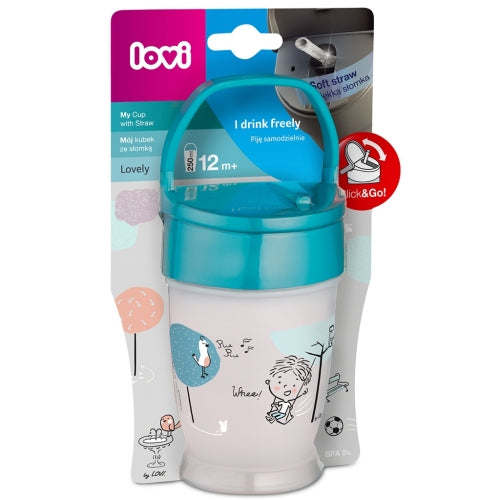 LOVI VASO CON PAJITA CLICK&GO LOVELY BOY