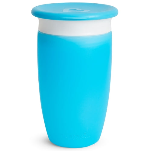 MUNCHKIN VASO ANTIGOTEO MIRACLE 360º CON TAPA 295 ML AZUL