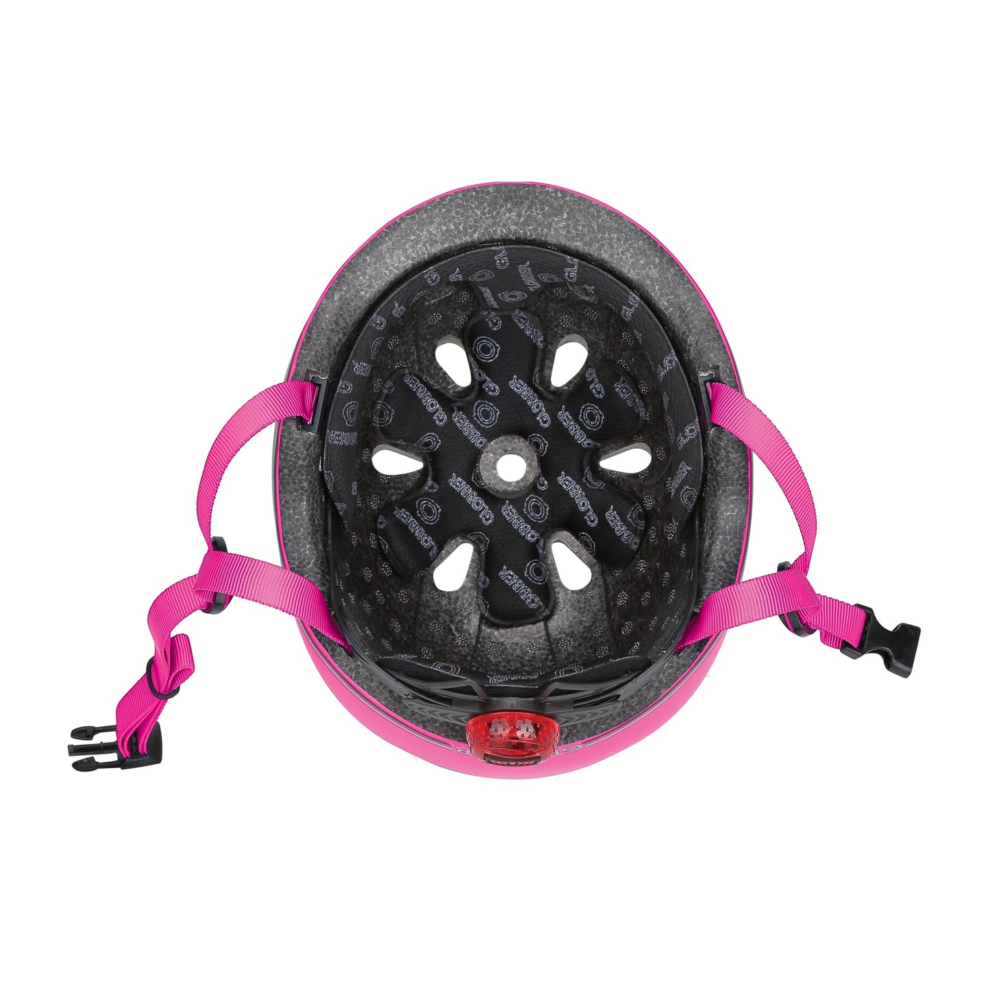 GLOBBER CASCO PARA PATINETE GO UP ROSA FUCSIA PARA NIÑOS PEQUEÑOS (XXS - XS; 45-51 CM)