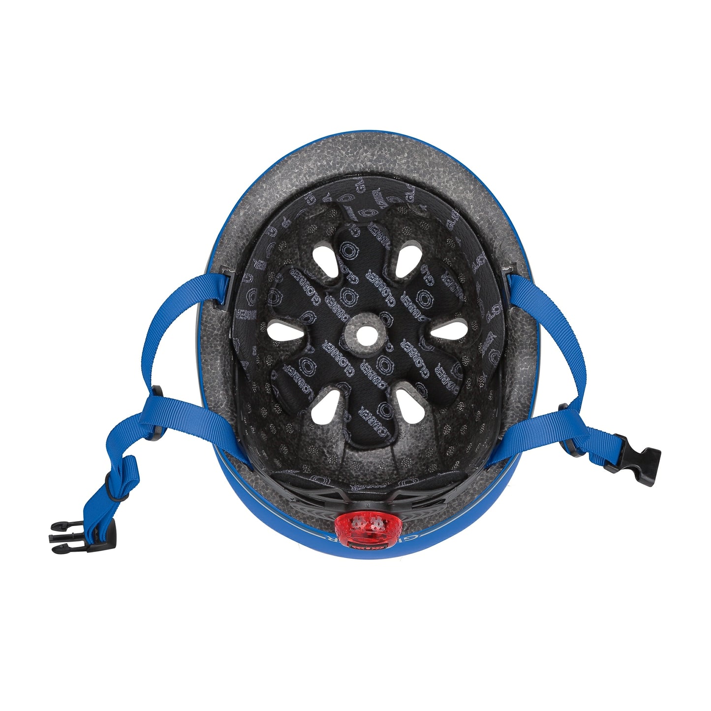 GLOBBER CASCO PARA PATINETE GO UP AZUL PARA NIÑOS PEQUEÑOS (XXS - XS; 45-51 CM)