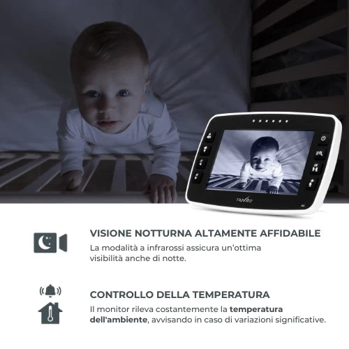 NUVITA MONITOR DE VÍDEO PARA BEBES 3045 Vigilabebés